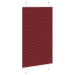 vidaXL Jaluzea plisată Bordeaux Roșu 75x150 cm Lățime țesătură 74,4 cm vidaXL Jaluzea plisată Bordeaux Roșu 75x150 cm Lățime țesătură 74,4 cm