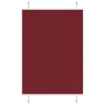 vidaXL Jaluzea plisată Bordeaux Roșu 95x150 cm Lățime țesătură 94,4 cm vidaXL Jaluzea plisată Bordeaux Roșu 95x150 cm Lățime țesătură 94,4 cm
