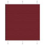 vidaXL Jaluzea plisată Bordeaux Roșu 120x150 cm Lățime țesătură