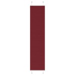vidaXL Jaluzea plisată Bordeaux Roșu 45x200 cm Lățime țesătură 44,4 cm