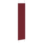 vidaXL Jaluzea plisată Bordeaux Roșu 45x200 cm Lățime țesătură 44,4 cm