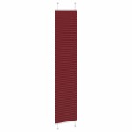 vidaXL Jaluză plisată Bordeaux Roșu 50x200 cm Lățime țesătură 49,4 cm
