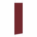 vidaXL Jaluză plisată Bordeaux Roșu 65x200 cm Lățime material 64,4 cm vidaXL Jaluză plisată Bordeaux Roșu 65x200 cm Lățime material 64,4 cm