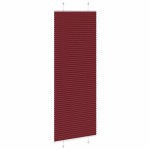 vidaXL Jaluzea plisată Bordeaux Roșu 75x200 cm Lățime țesătură 74,4 cm vidaXL Jaluzea plisată Bordeaux Roșu 75x200 cm Lățime țesătură 74,4 cm