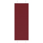 vidaXL Jaluză plisată Bordeaux Roșu 80x200 cm Lățime țesătură 79,4 cm