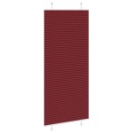 vidaXL Jaluzea plisată Bordeaux Roșu 85x200 cm Lățime țesătură 84,4 cm vidaXL Jaluzea plisată Bordeaux Roșu 85x200 cm Lățime țesătură 84,4 cm