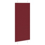 vidaXL Jaluzea plisată Bordeaux Roșu 95x200 cm Lățime țesătură 94,4 cm vidaXL Jaluzea plisată Bordeaux Roșu 95x200 cm Lățime țesătură 94,4 cm