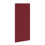 vidaXL Jaluzea plisată Bordeaux Roșu 95x200 cm Lățime țesătură 94,4 cm vidaXL Jaluzea plisată Bordeaux Roșu 95x200 cm Lățime țesătură 94,4 cm