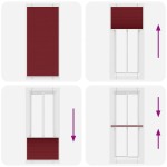 vidaXL Jaluzea plisată Bordeaux Roșu 95x200 cm Lățime țesătură 94,4 cm vidaXL Jaluzea plisată Bordeaux Roșu 95x200 cm Lățime țesătură 94,4 cm
