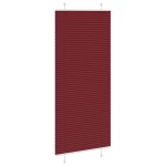 vidaXL Jaluzea plisată Bordeaux Roșu 100x200 cm Lățime țesătură 99,4 cm