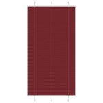 vidaXL Jaluzea plisată Bordeaux Roșu 105x200 cm Lățime țesătură 104,4cm