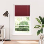 vidaXL Jaluzea plisată Bordeaux Roșu 110x200 cm Lățime țesătură