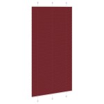 vidaXL Jaluzea plisată Bordeaux Roșu 110x200 cm Lățime țesătură