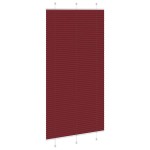 vidaXL Jaluzea plisată Bordeaux Roșu 110x200 cm Lățime țesătură