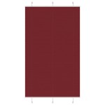 vidaXL Jaluzea plisată Bordeaux Roșu 115x200 cm Lățime țesătură
