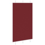 vidaXL Jaluzea plisată Bordeaux Roșu 120x200 cm Lățime țesătură