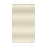 vidaXL Jaluzea plisată Crem 70x150 cm Lățime țesătură 69,4 cm