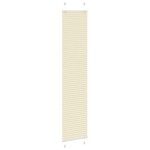 vidaXL Jaluză plisată Crem 40x200 cm Lățime țesătură 39,4 cm vidaXL Jaluză plisată Crem 40x200 cm Lățime țesătură 39,4 cm