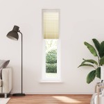 vidaXL Jaluză plisată Crem 45x200 cm Lățime țesătură 44,4 cm vidaXL Jaluză plisată Crem 45x200 cm Lățime țesătură 44,4 cm