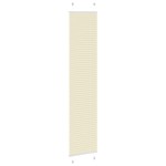vidaXL Jaluză plisată Crem 45x200 cm Lățime țesătură 44,4 cm vidaXL Jaluză plisată Crem 45x200 cm Lățime țesătură 44,4 cm