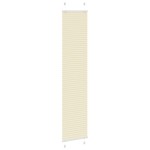 vidaXL Jaluză plisată Crem 50x200 cm Lățime țesătură 49,4 cm vidaXL Jaluză plisată Crem 50x200 cm Lățime țesătură 49,4 cm