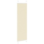 vidaXL Jaluză plisată Crem 55x200 cm Lățime țesătură 54,4 cm vidaXL Jaluză plisată Crem 55x200 cm Lățime țesătură 54,4 cm