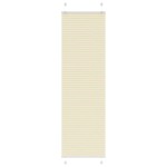 vidaXL Jaluză plisată Crem 65x200 cm Lățime țesătură 64,4 cm vidaXL Jaluză plisată Crem 65x200 cm Lățime țesătură 64,4 cm