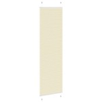 vidaXL Jaluză plisată Crem 65x200 cm Lățime țesătură 64,4 cm vidaXL Jaluză plisată Crem 65x200 cm Lățime țesătură 64,4 cm