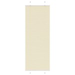 vidaXL Jaluză plisată Crem 70x200 cm Lățime țesătură 69,4 cm