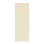vidaXL Jaluză plisată Crem 80x200cm Lățime țesătură 79,4 cm vidaXL Jaluză plisată Crem 80x200cm Lățime țesătură 79,4 cm