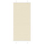 vidaXL Jaluzea plisată Crem 85x200cm Lățime țesătură 84,4 cm
