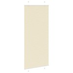 vidaXL Jaluză plisată Crem 90x200cm Lățime țesătură 89,4 cm vidaXL Jaluză plisată Crem 90x200cm Lățime țesătură 89,4 cm