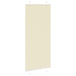 vidaXL Jaluză plisată Crem 100x200cm Lățime țesătură 99,4cm vidaXL Jaluză plisată Crem 100x200cm Lățime țesătură 99,4cm