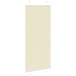 vidaXL Jaluză plisată Crem 100x200cm Lățime țesătură 99,4cm vidaXL Jaluză plisată Crem 100x200cm Lățime țesătură 99,4cm