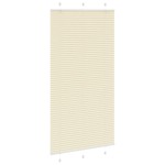 vidaXL Jaluză plisată Crem 110x200 cm Lățime țesătură 109,4 cm vidaXL Jaluză plisată Crem 110x200 cm Lățime țesătură 109,4 cm
