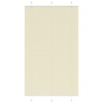 vidaXL Jaluzea plisată Crem 120x200 cm Lățime țesătură 119,4 cm