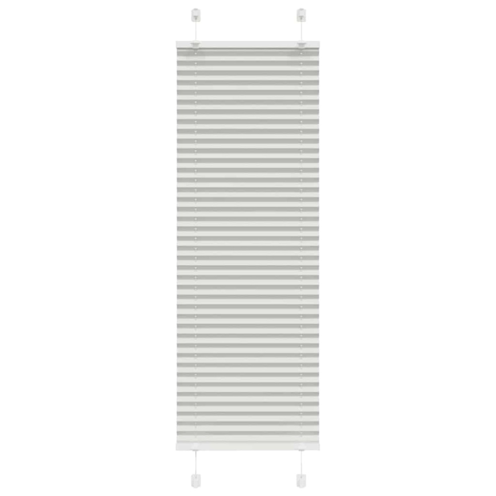 vidaXL Jaluzea plisată gri deschis 40x100 cm Lățime țesătură 39,4 cm