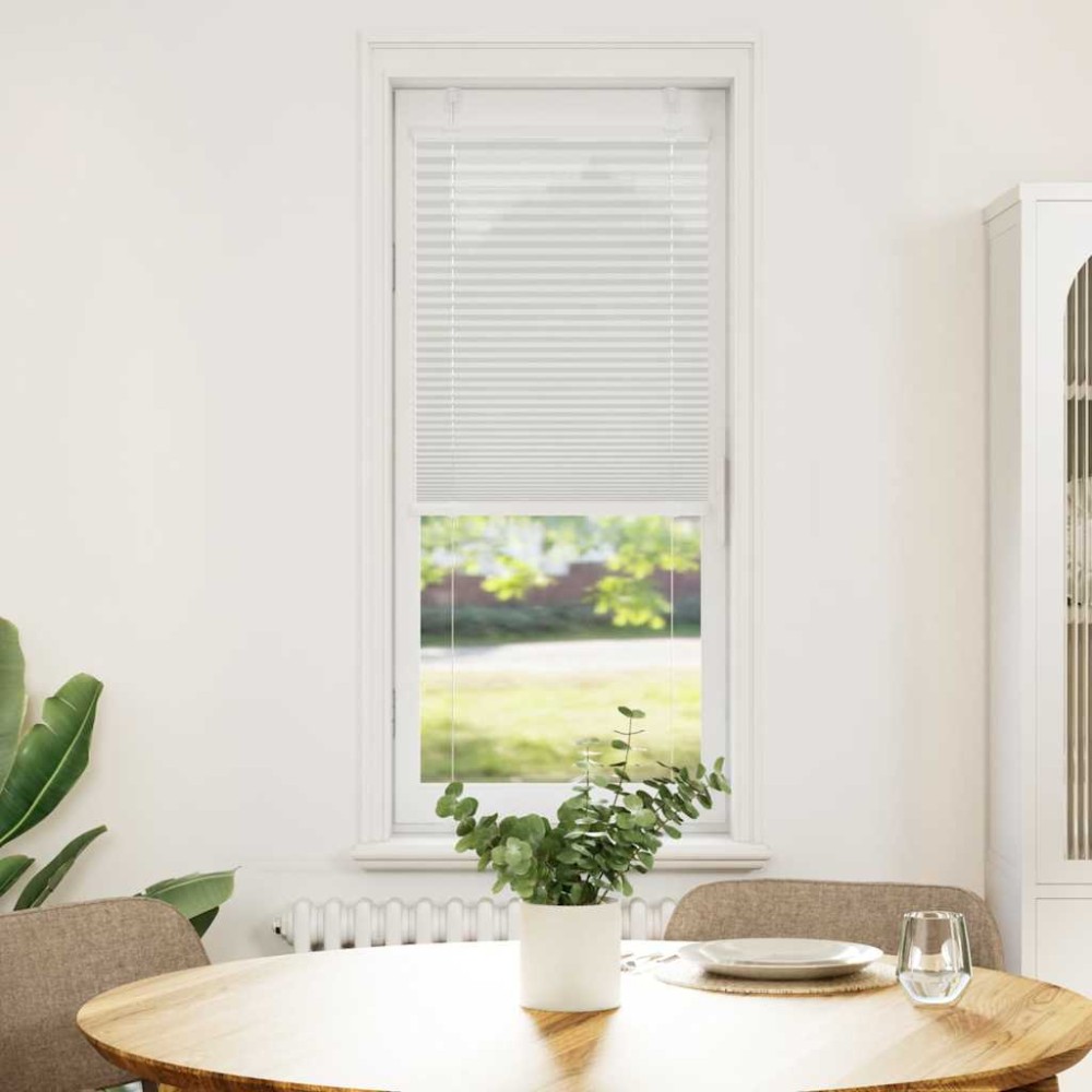 vidaXL Jaluzea plisată gri deschis 45x100 cm Lățime țesătură 44,4 cm