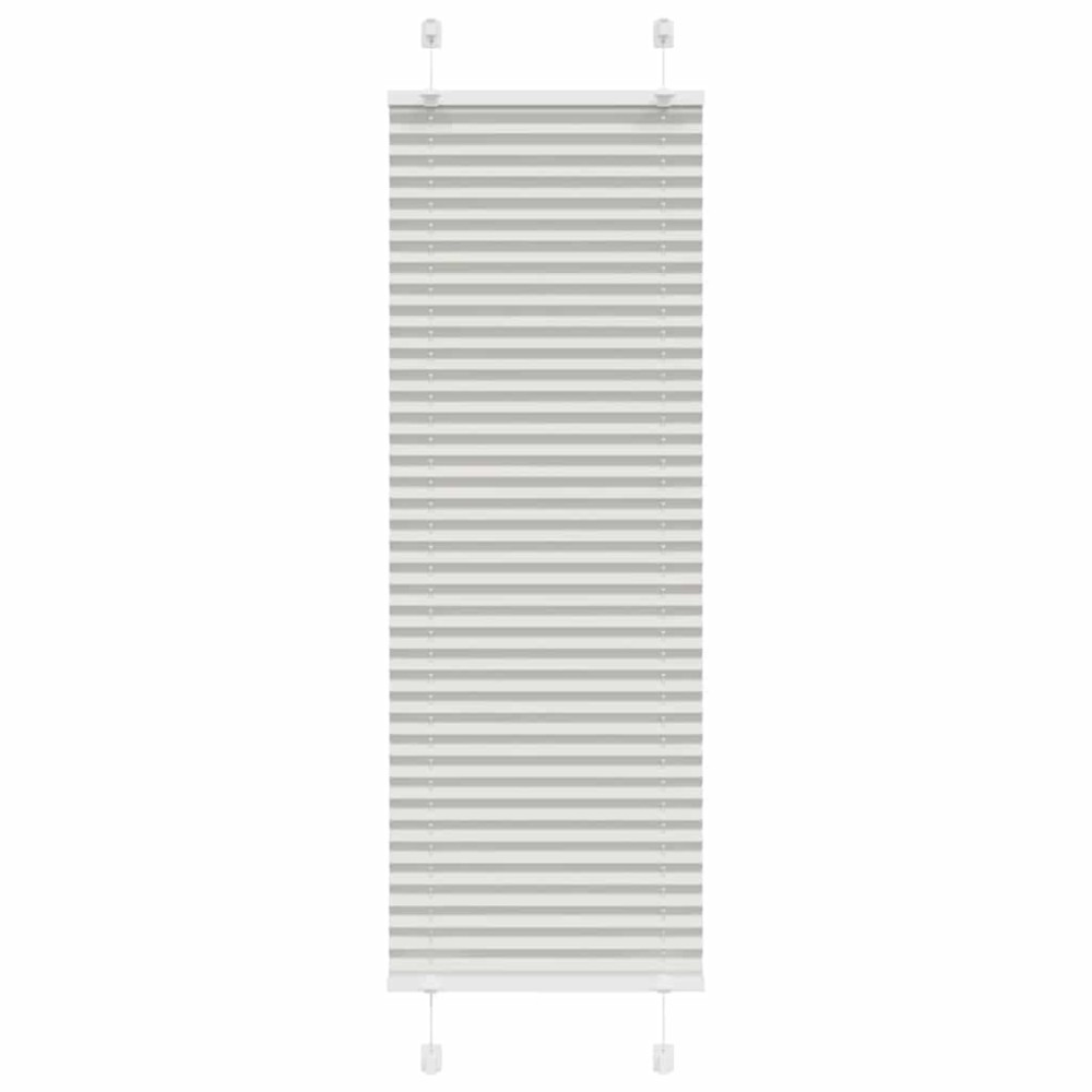 vidaXL Jaluzea plisată gri deschis 45x100 cm Lățime țesătură 44,4 cm