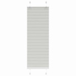 vidaXL Jaluzea plisată gri deschis 50x100 cm Lățime țesătură 49,4 cm