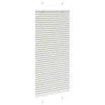 vidaXL Jaluzea plisată gri deschis 55x100 cm Lățime țesătură 54,4 cm vidaXL Jaluzea plisată gri deschis 55x100 cm Lățime țesătură 54,4 cm