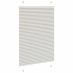 vidaXL Jaluzea plisată gri deschis 95x100 cm Lățime țesătură 94,4cm