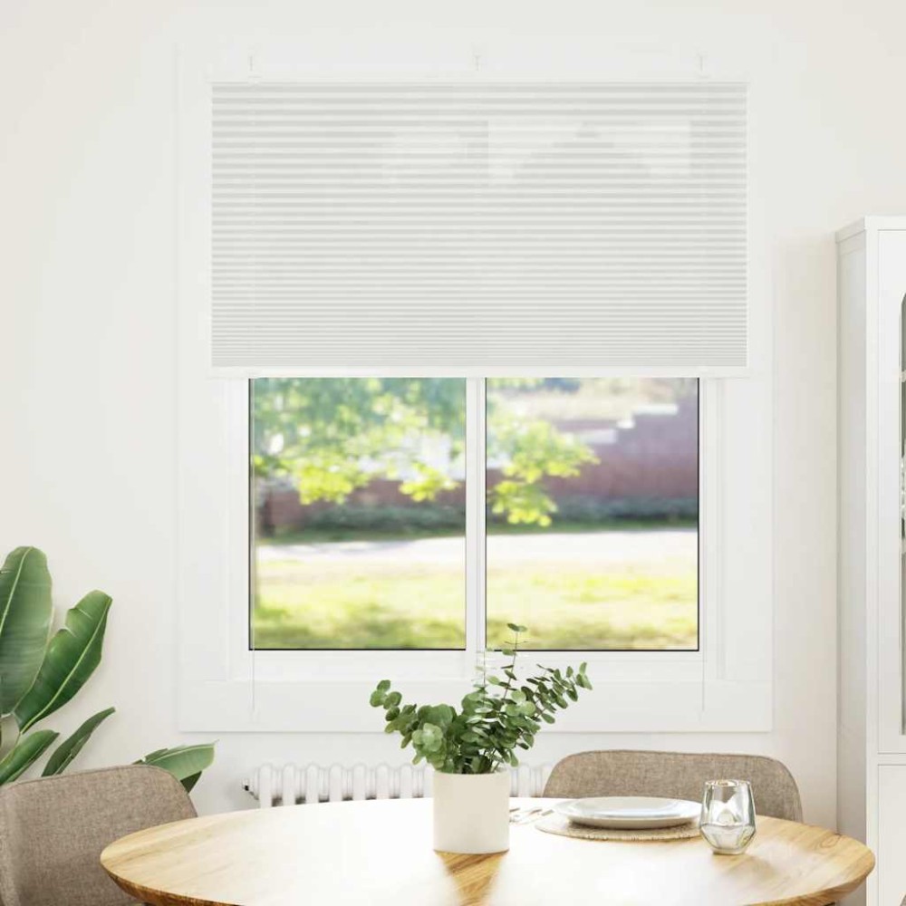 vidaXL Jaluzea plisată gri deschis 105x100 cm Lățime țesătură 104,4 cm