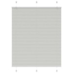 vidaXL Jaluzea plisată gri deschis 105x100 cm Lățime țesătură 104,4 cm