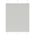 vidaXL Jaluzea plisată gri deschis 110x100 cm Lățime țesătură 109,4 cm