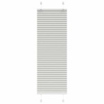 vidaXL Jaluzea plisată gri deschis 40x150 cm Lățime țesătură 39,4 cm