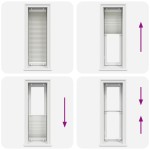 vidaXL Jaluzea plisată gri deschis 40x150 cm Lățime țesătură 39,4 cm