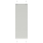 vidaXL Jaluzea plisată gri deschis 50x150 cm Lățime țesătură 49,4 cm
