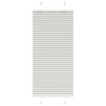 vidaXL Jaluzea plisată gri deschis 55x150 cm Lățime țesătură 54,4 cm