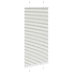 vidaXL Jaluzea plisată gri deschis 65x150 cm Lățime țesătură 64,4 cm